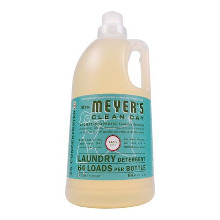 Mrs. Meyers Clean Day Mrs. Meyer's Clean Day Basil Scent Laundry Detergent Liquid 64 oz 14831